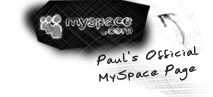 Paul Byrom's Official MySpace page